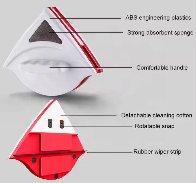 Nettoyeur de vitres magnétique